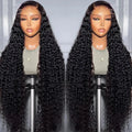 Glueless Wig Human Hair Ready To Wear Deep Wave 13x6 HD Lace Frontal Human Hair Wigs Curly Lace Front Human Hair Wig PrePlucked